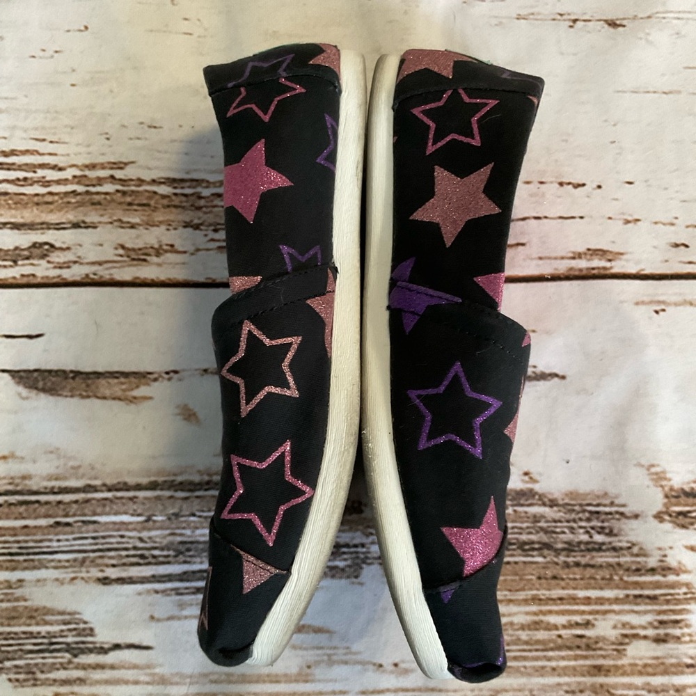TOMS ALPARGATA BLACK GLITTER STARS‎ PRINT - Picture 7 of 9